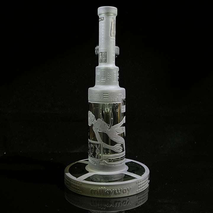 Area 51 9" Dab Rig 9 (v2.0) Glass Pipe Milkyway   