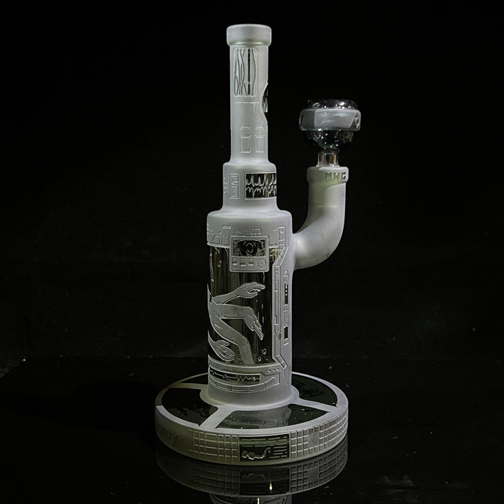 Area 51 9" Dab Rig 9 (v2.0) Glass Pipe Milkyway   