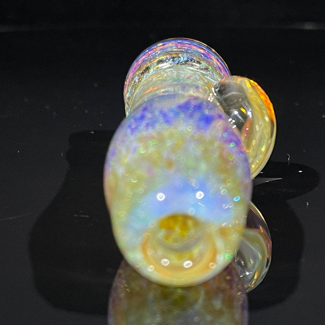 Purple Ghost Space Dust Chillum Glass Pipe Tako Glass