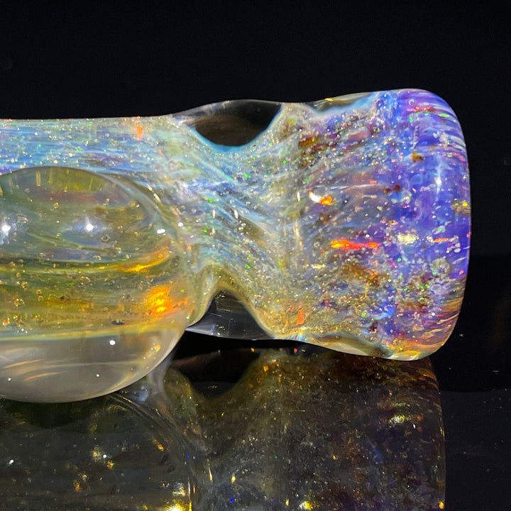 Purple Ghost Space Dust Chillum Glass Pipe Tako Glass