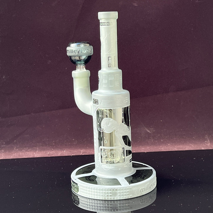 Area 51 9" Dab Rig 9 (v2.0) Glass Pipe Milkyway   