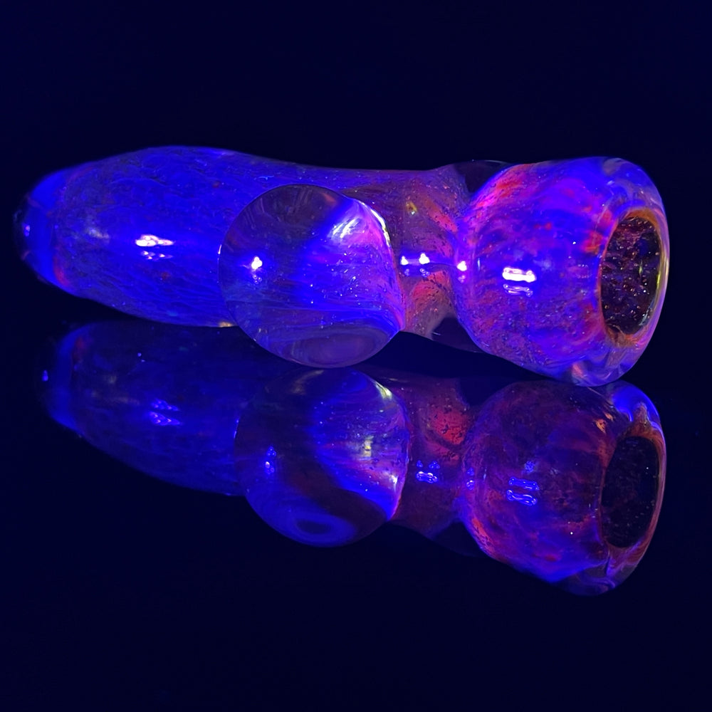 Purple Ghost Space Dust Chillum Glass Pipe Tako Glass