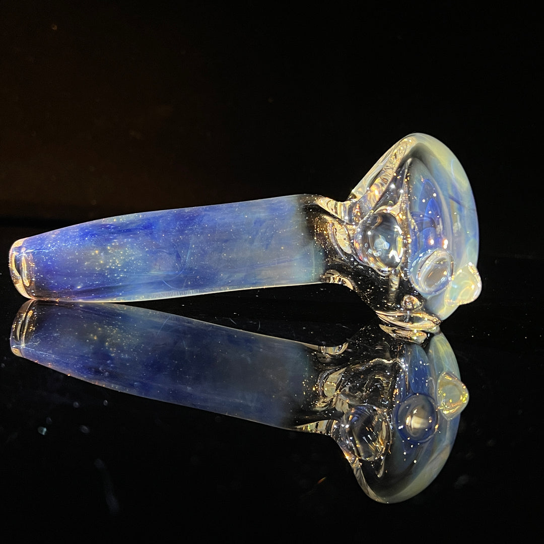 Clear custom Silver deep bowl Glass Pipe Tako Glass   