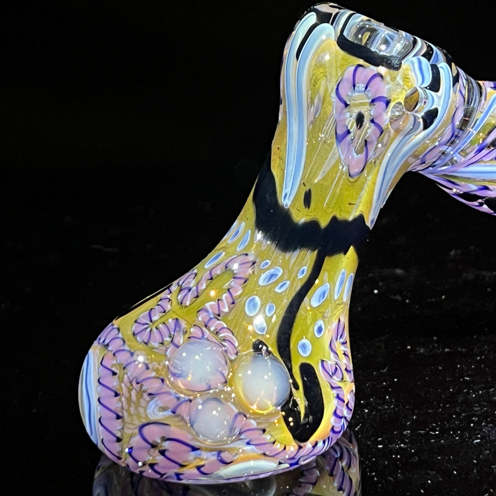 Inside Out Hammer Bubbler Glass Pipe Tiny Mike   