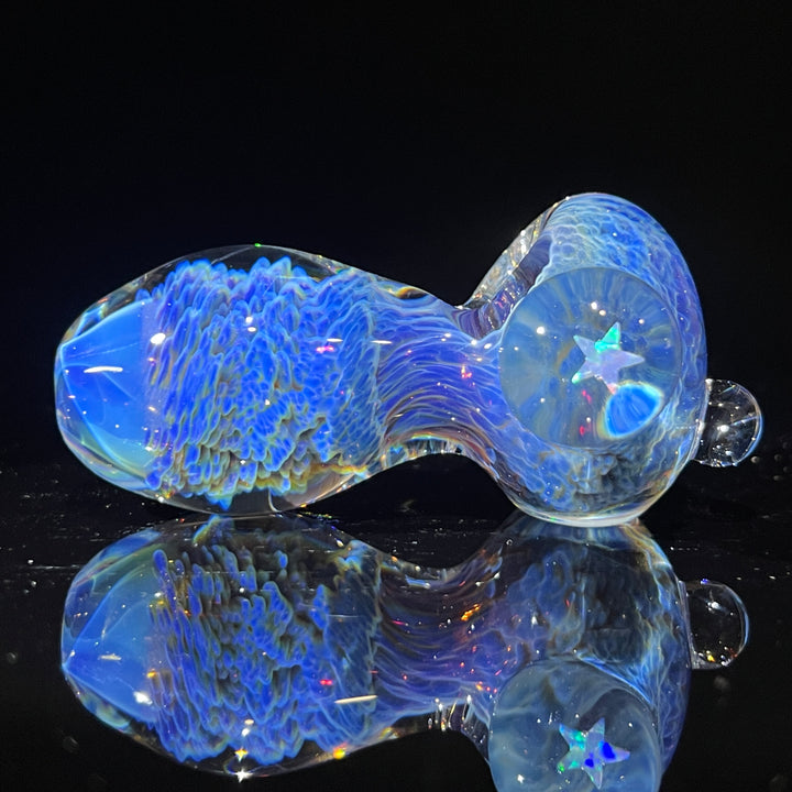 Purple Mini Pipe with Star Opal Glass Pipe Tako Glass   