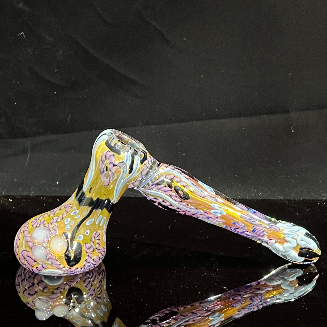 Inside Out Hammer Bubbler Glass Pipe Tiny Mike   