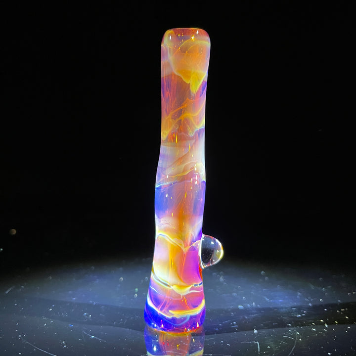 Purple Coilpot Chillum Glass Pipe Chauncey Glass   