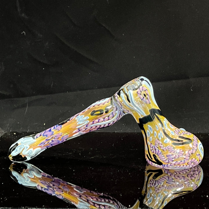 Inside Out Hammer Bubbler Glass Pipe Tiny Mike   