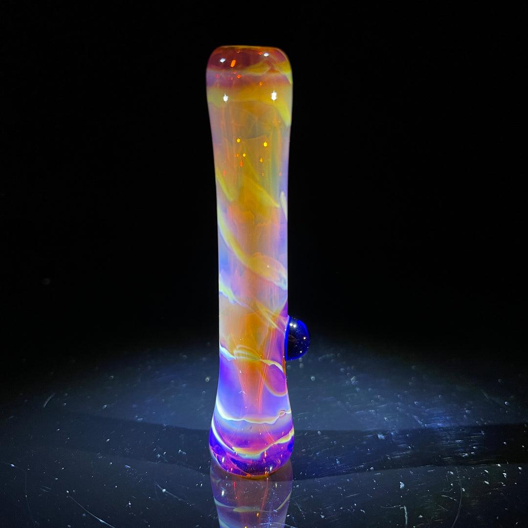 Purple Coilpot Chillum Glass Pipe Chauncey Glass   