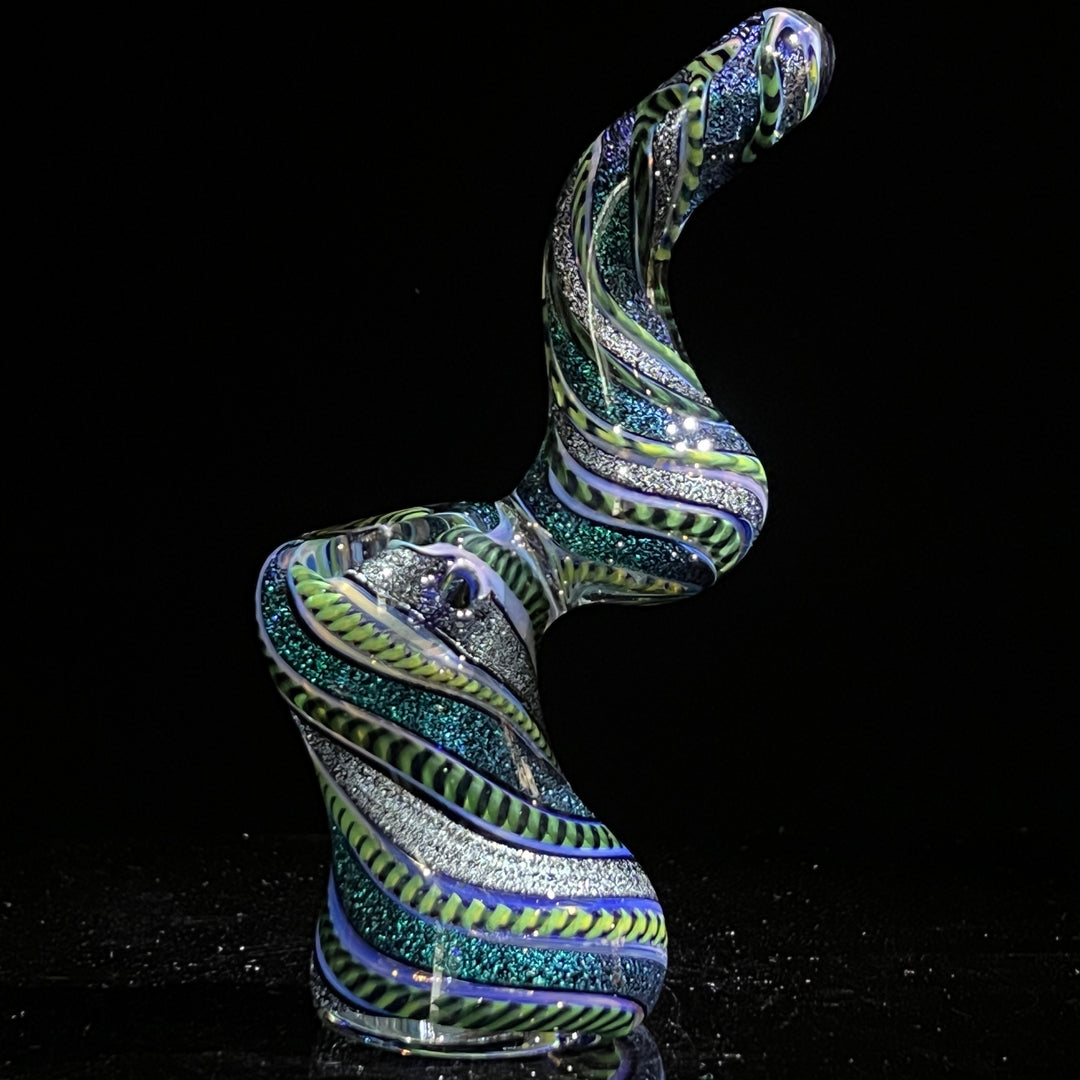 Inside Out Dichro Sherlock Bubbler Glass Pipe Tiny Mike