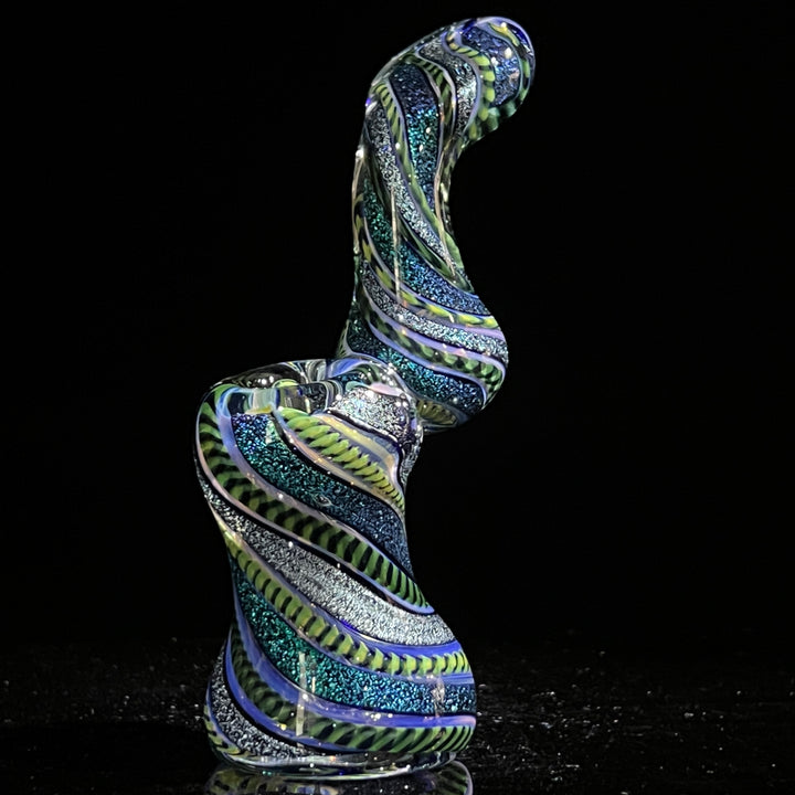 Inside Out Dichro Sherlock Bubbler Glass Pipe Tiny Mike