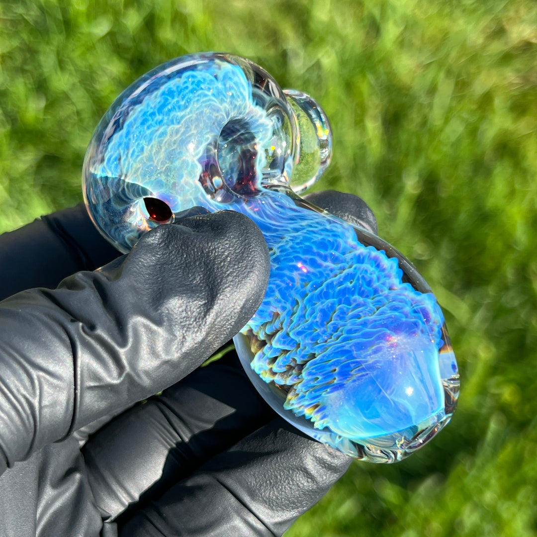 Purple Mini Pipe with Star Opal Glass Pipe Tako Glass   