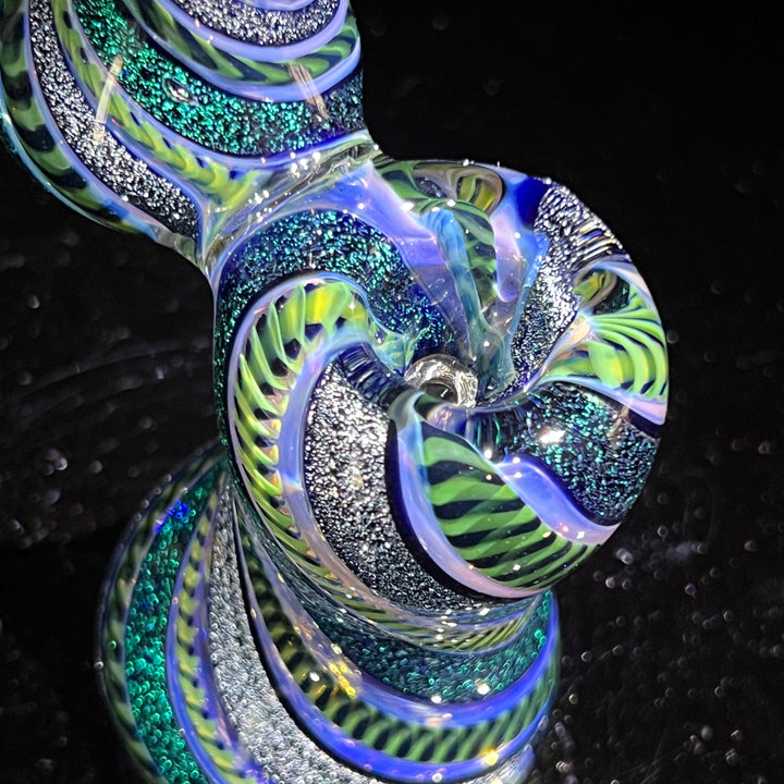 Inside Out Dichro Sherlock Bubbler Glass Pipe Tiny Mike