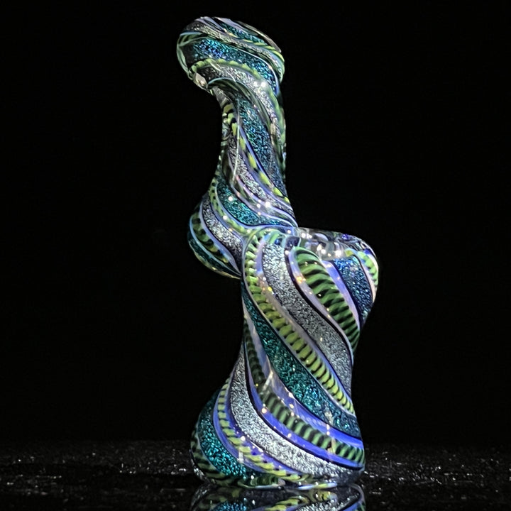 Inside Out Dichro Sherlock Bubbler Glass Pipe Tiny Mike