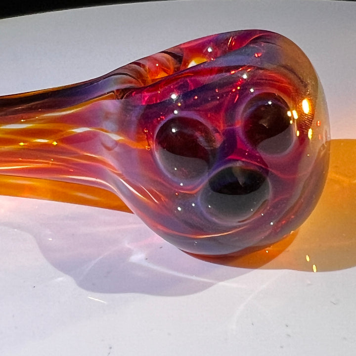 Purple Creek Triforce Pipe Glass Pipe Taggart Glass   