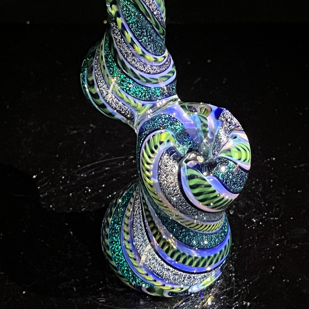 Inside Out Dichro Sherlock Bubbler Glass Pipe Tiny Mike