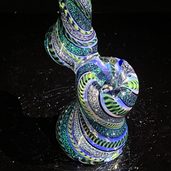 Inside Out Dichro Sherlock Bubbler Glass Pipe Tiny Mike