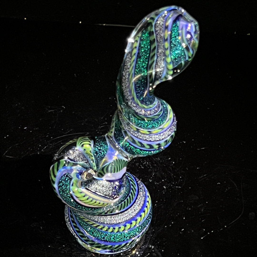 Inside Out Dichro Sherlock Bubbler Glass Pipe Tiny Mike