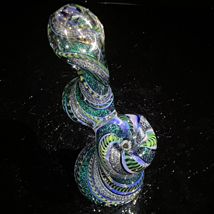 Inside Out Dichro Sherlock Bubbler Glass Pipe Tiny Mike