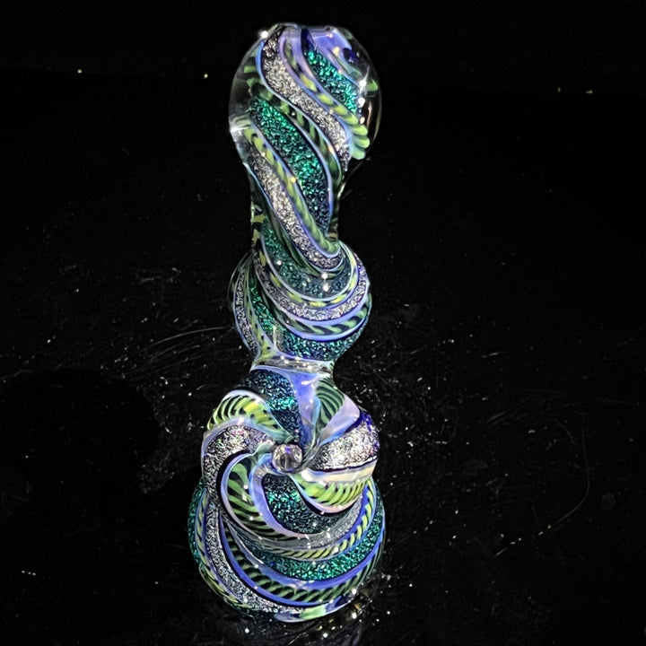 Inside Out Dichro Sherlock Bubbler Glass Pipe Tiny Mike