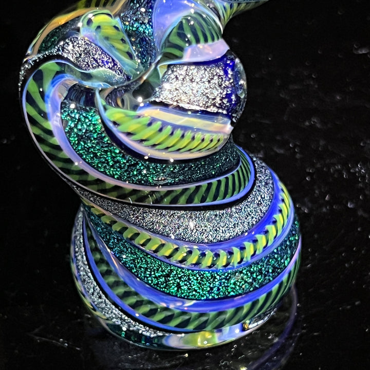 Inside Out Dichro Sherlock Bubbler Glass Pipe Tiny Mike