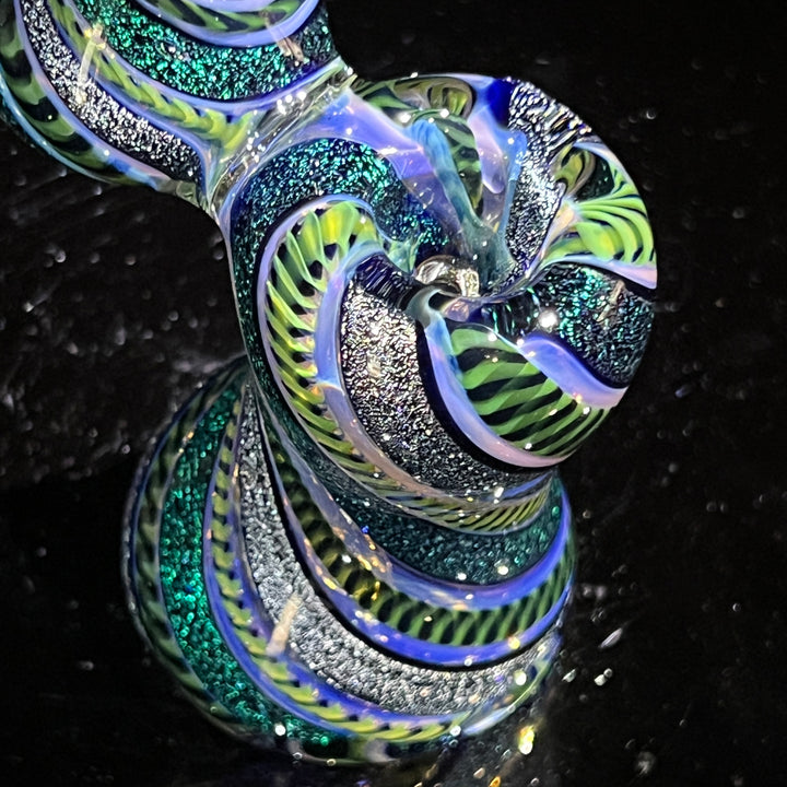 Inside Out Dichro Sherlock Bubbler Glass Pipe Tiny Mike