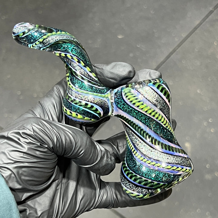 Inside Out Dichro Sherlock Bubbler Glass Pipe Tiny Mike