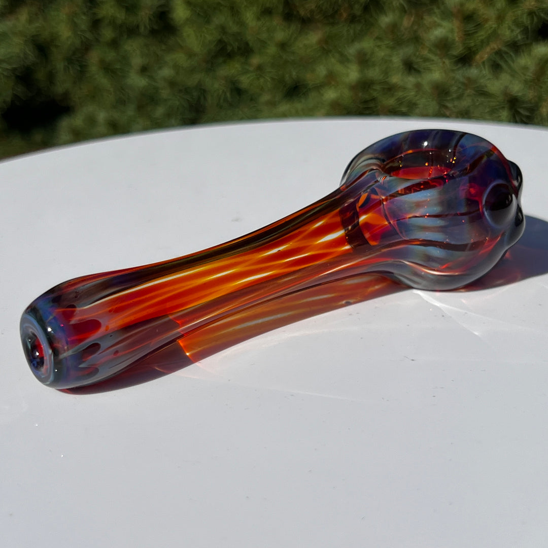 Purple Creek Triforce Pipe Glass Pipe Taggart Glass   