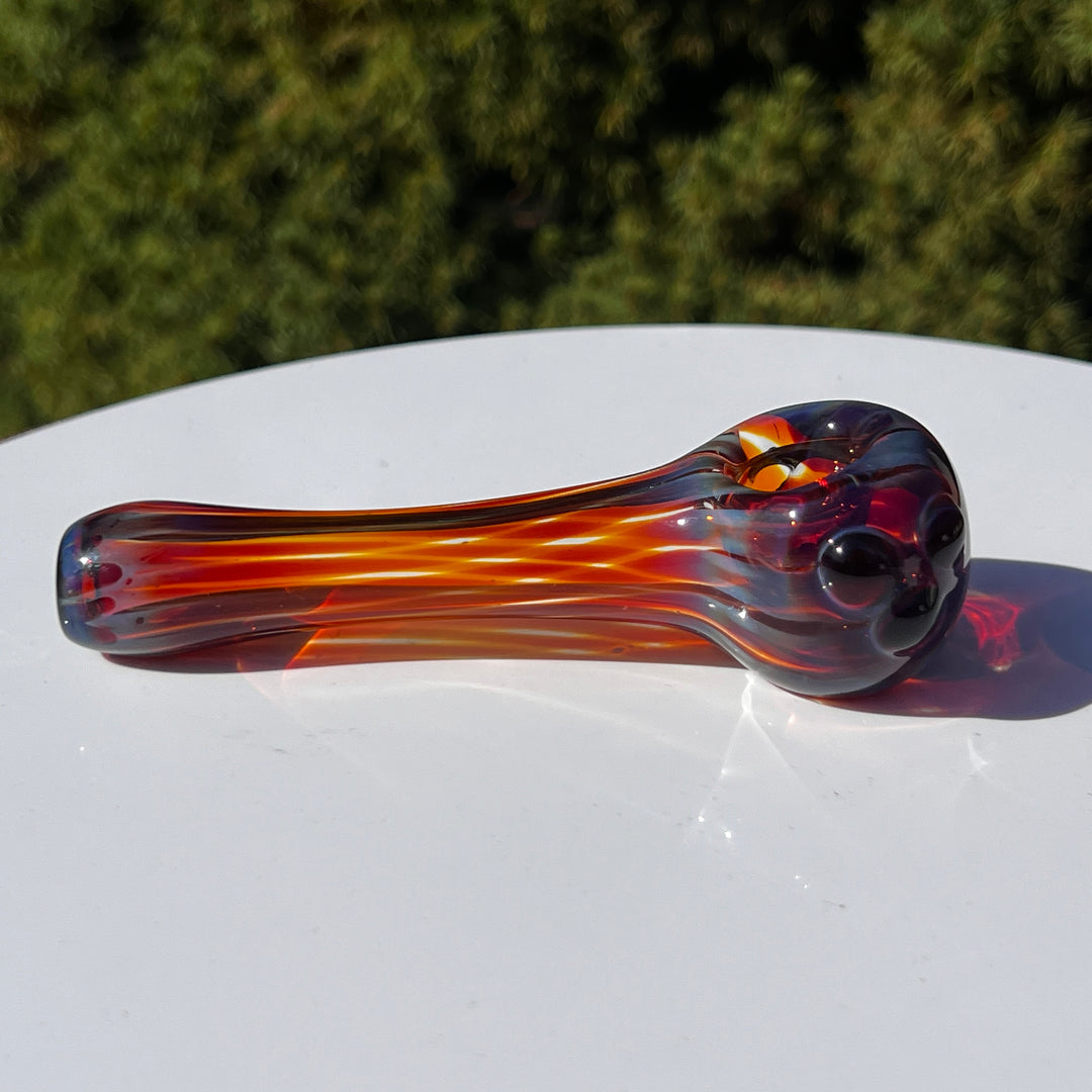 Purple Creek Triforce Pipe Glass Pipe Taggart Glass   