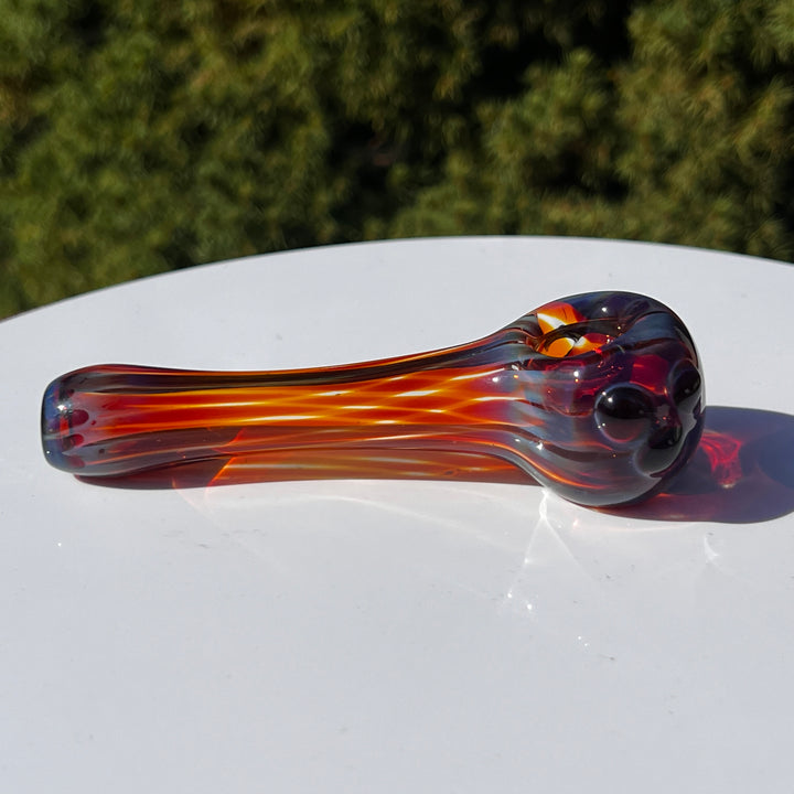 Purple Creek Triforce Pipe Glass Pipe Taggart Glass   