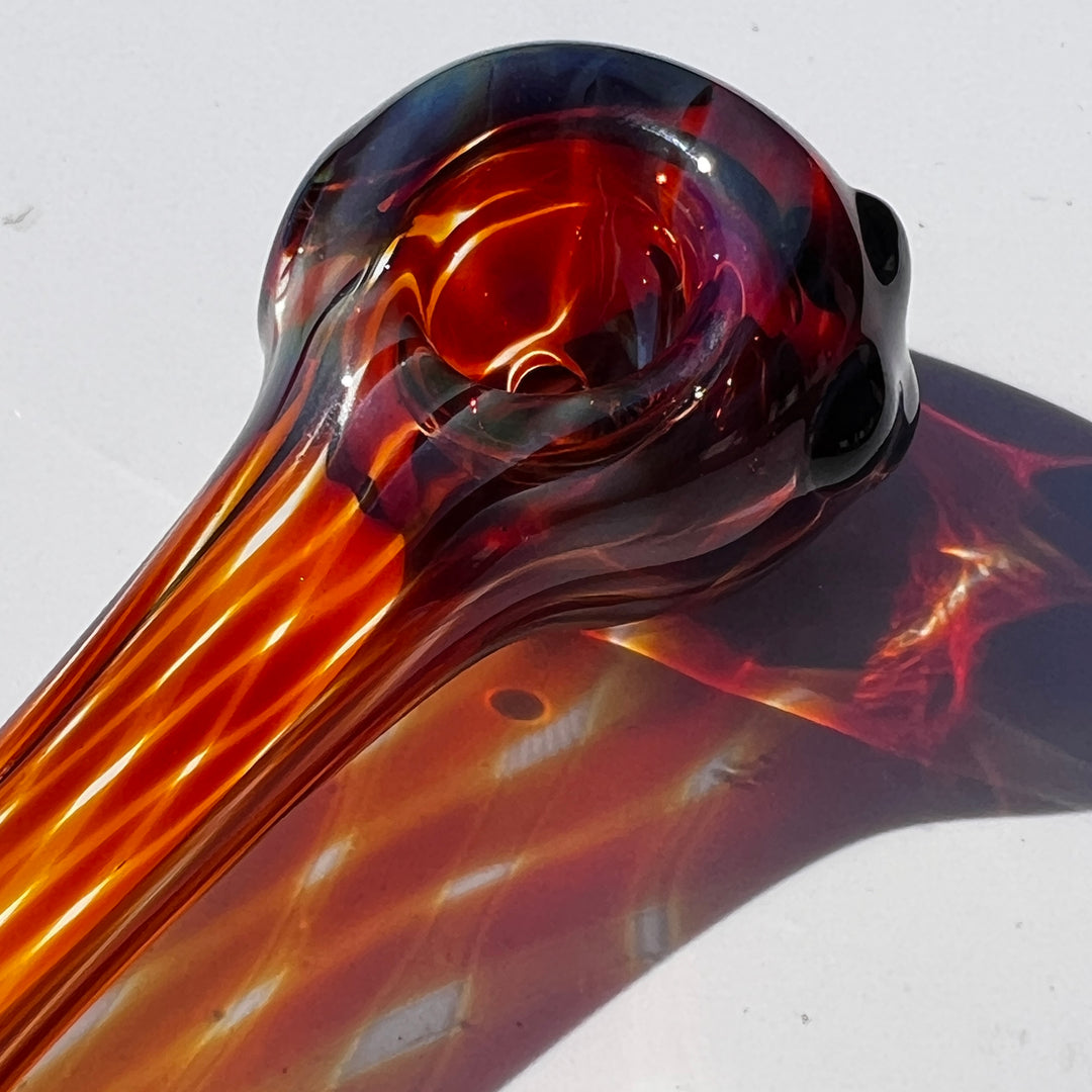 Purple Creek Triforce Pipe Glass Pipe Taggart Glass   