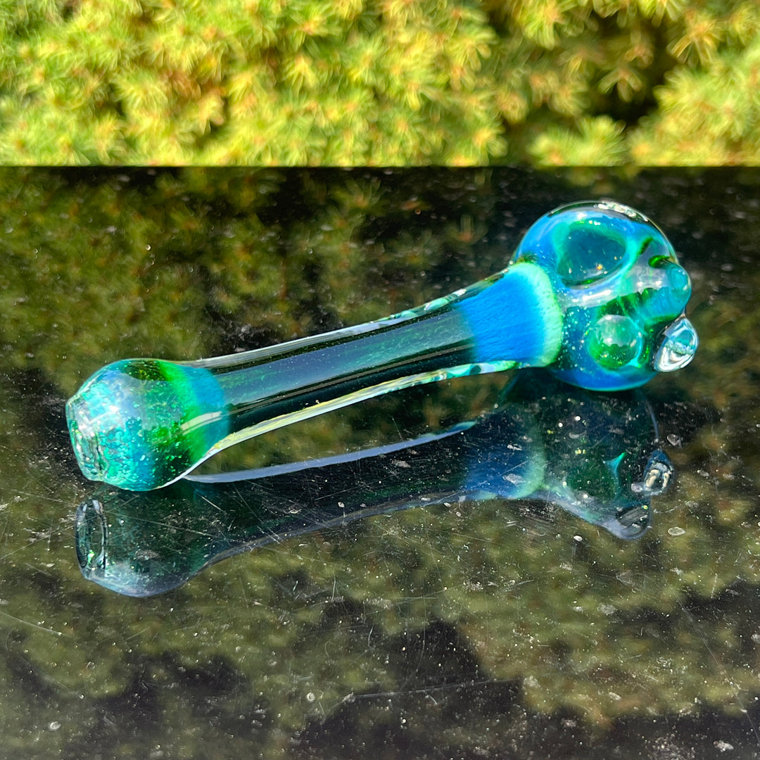 Green Smoke Pipe Glass Pipe Glass to Remember   