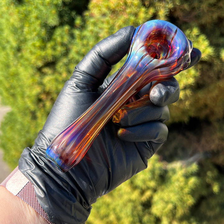 Purple Creek Triforce Pipe Glass Pipe Taggart Glass   