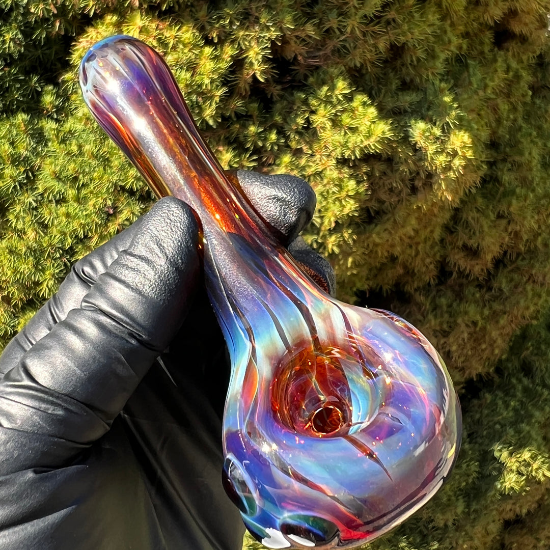 Purple Creek Triforce Pipe Glass Pipe Taggart Glass   