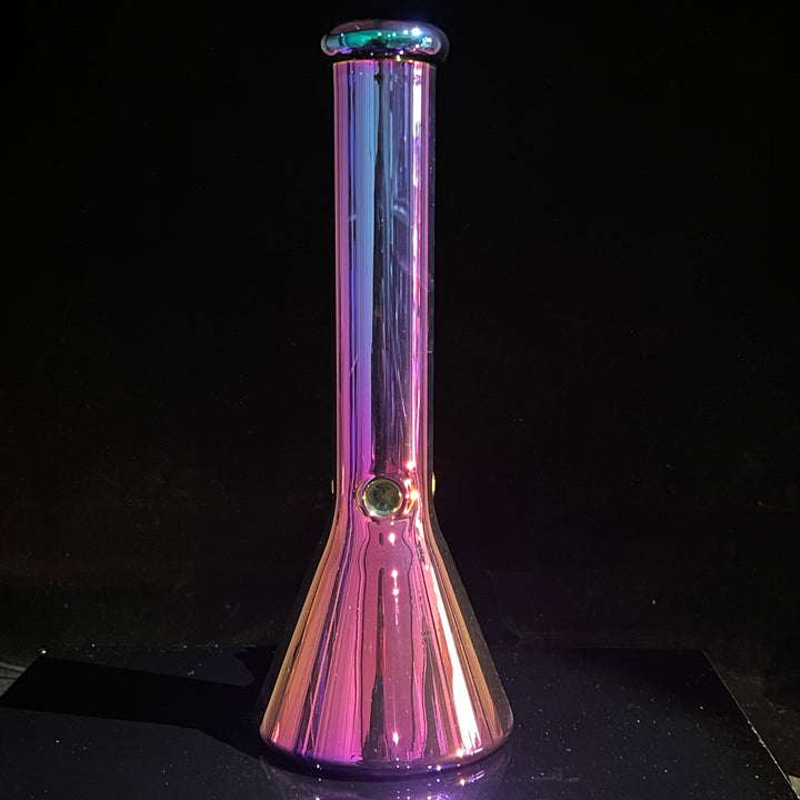 Lustrous Purple Iridescent Bong 13" Glass Pipe TG   