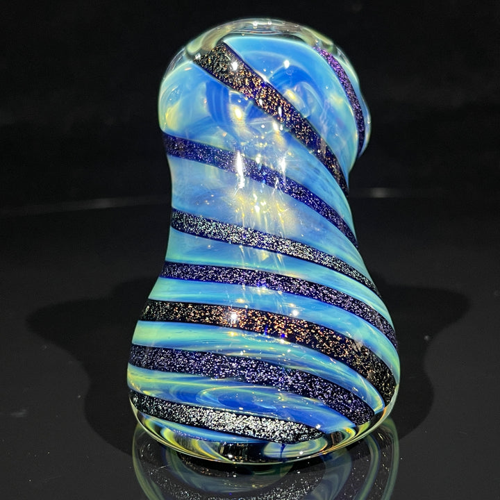 Dichro Fume Swirl Bubbler Glass Pipe Tiny Mike