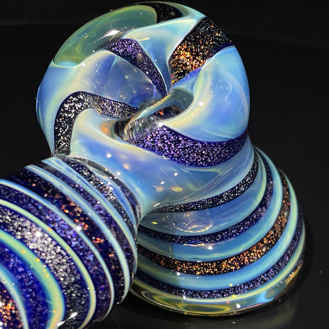 Dichro Fume Swirl Bubbler Glass Pipe Tiny Mike