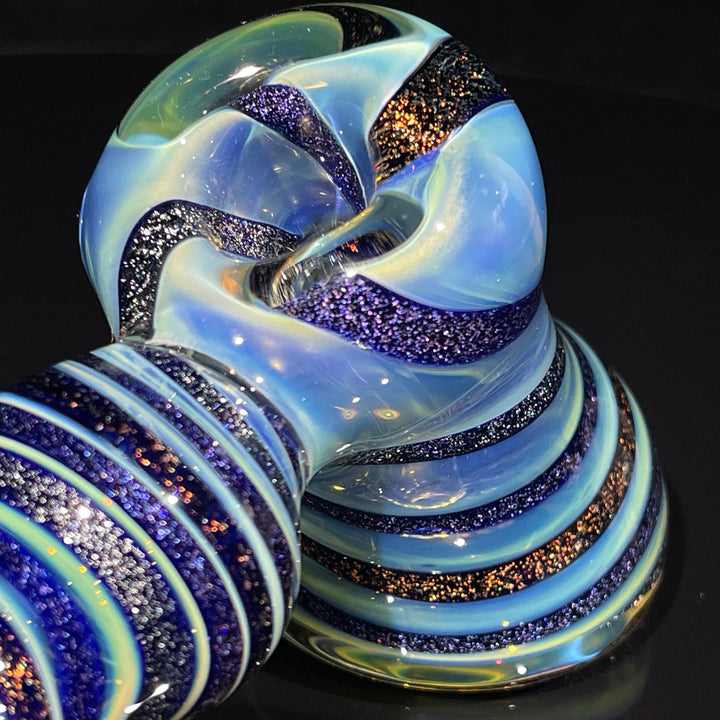 Dichro Fume Swirl Bubbler Glass Pipe Tiny Mike