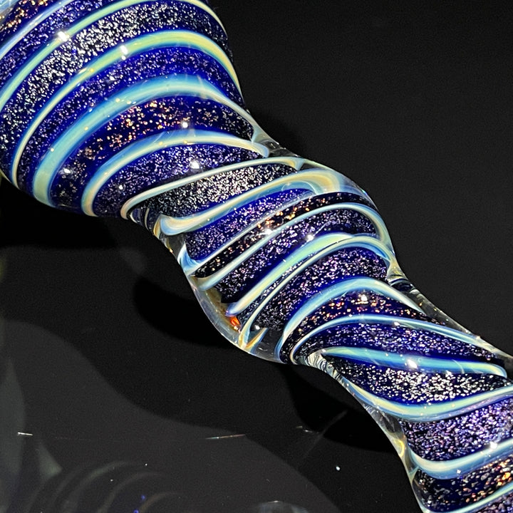 Dichro Fume Swirl Bubbler Glass Pipe Tiny Mike
