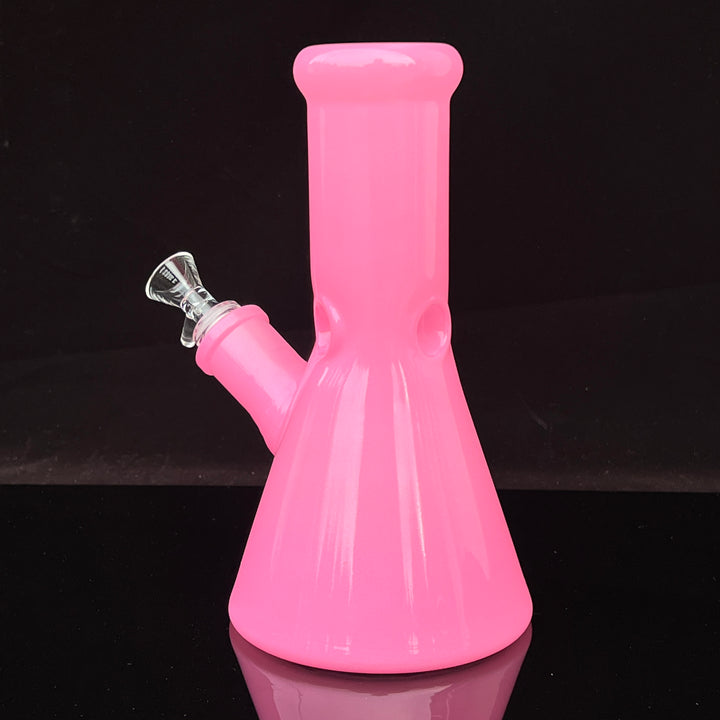 Hot Pink 8.5" Thick 9 mm Bong Glass Pipe TG   