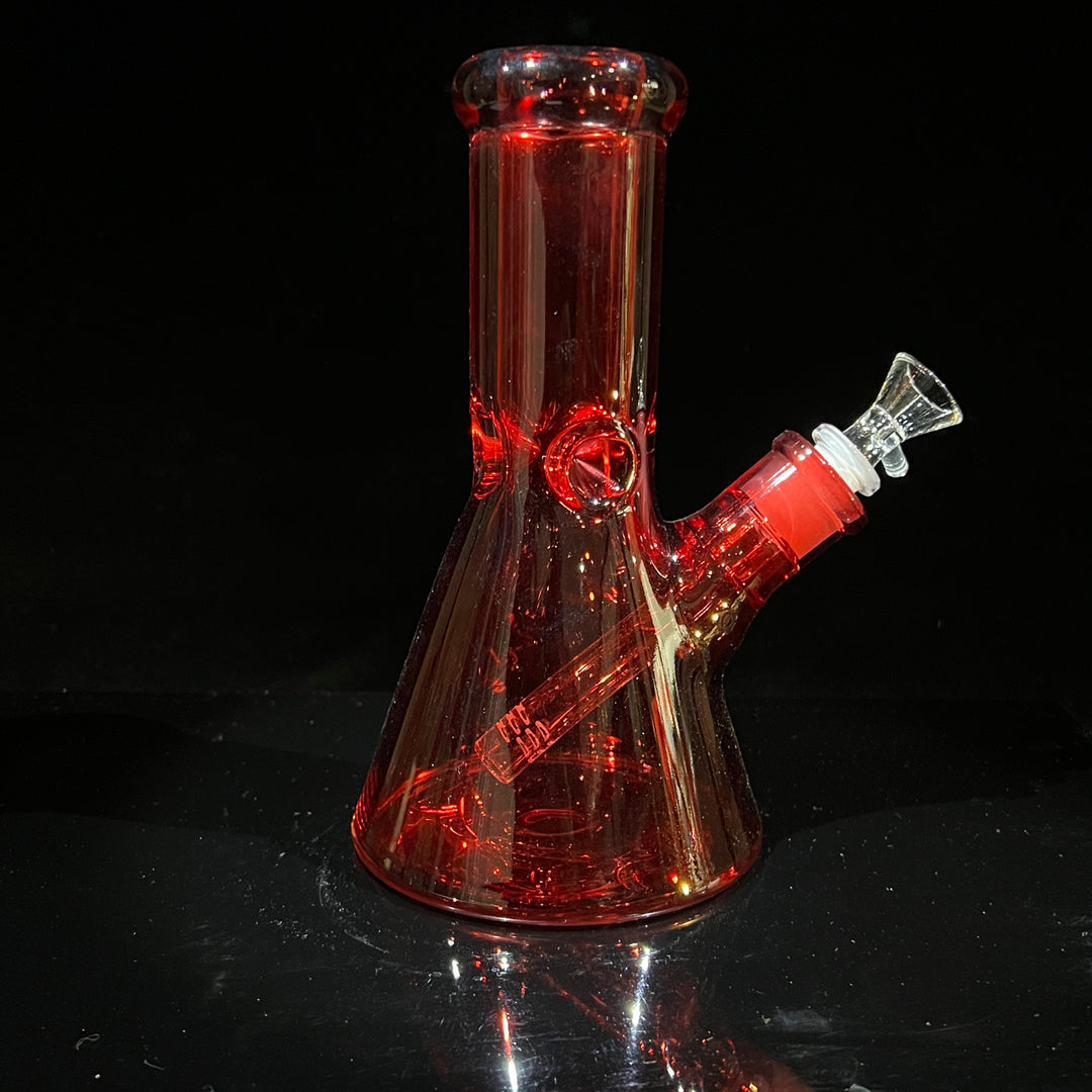 Bright Red 8.5" Thick 9 mm Bong Glass Pipe TG   