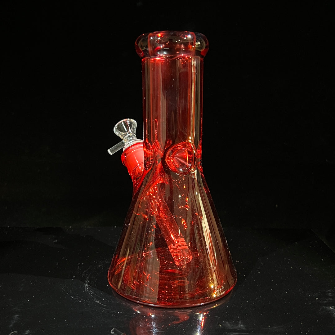 Bright Red 8.5" Thick 9 mm Bong Glass Pipe TG   