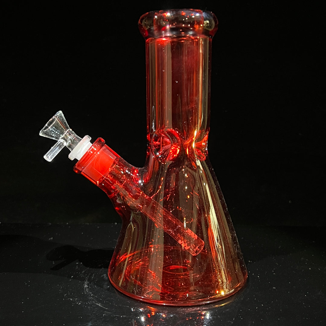 Bright Red 8.5" Thick 9 mm Bong Glass Pipe TG   