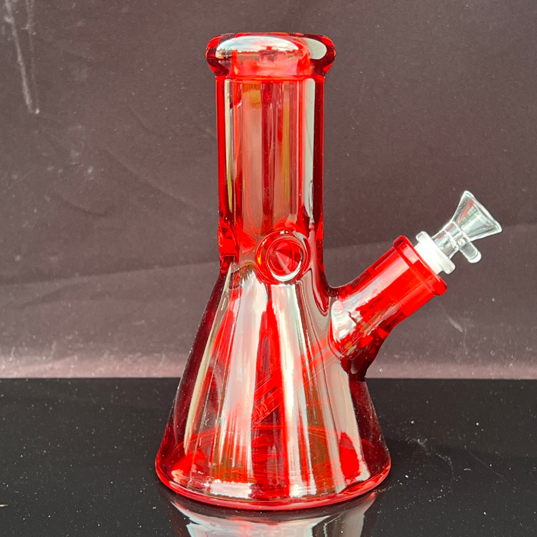 Bright Red 8.5" Thick 9 mm Bong Glass Pipe TG   