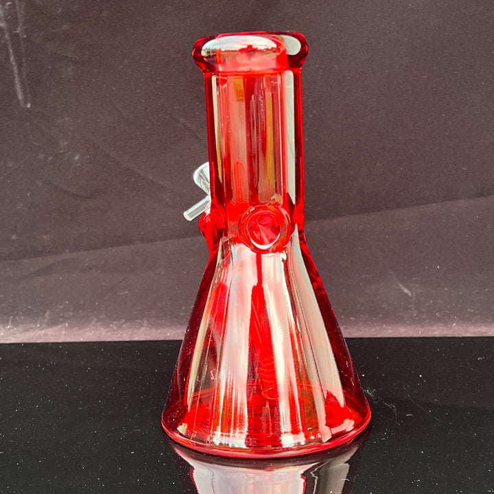 Bright Red 8.5" Thick 9 mm Bong Glass Pipe TG   