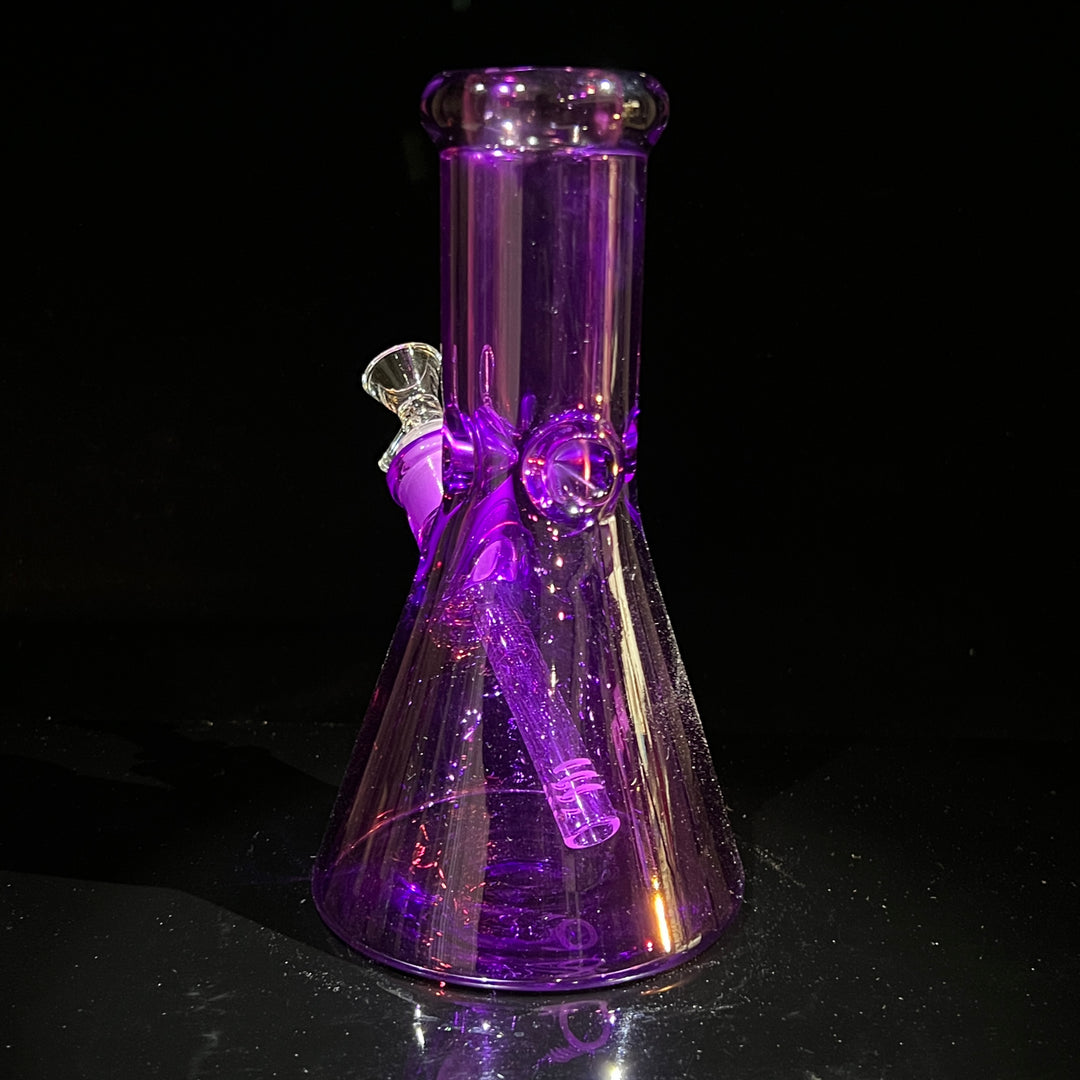 Bright Purple 8.5" Thick 9 mm Bong Glass Pipe TG   