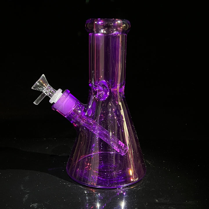 Bright Purple 8.5" Thick 9 mm Bong Glass Pipe TG   