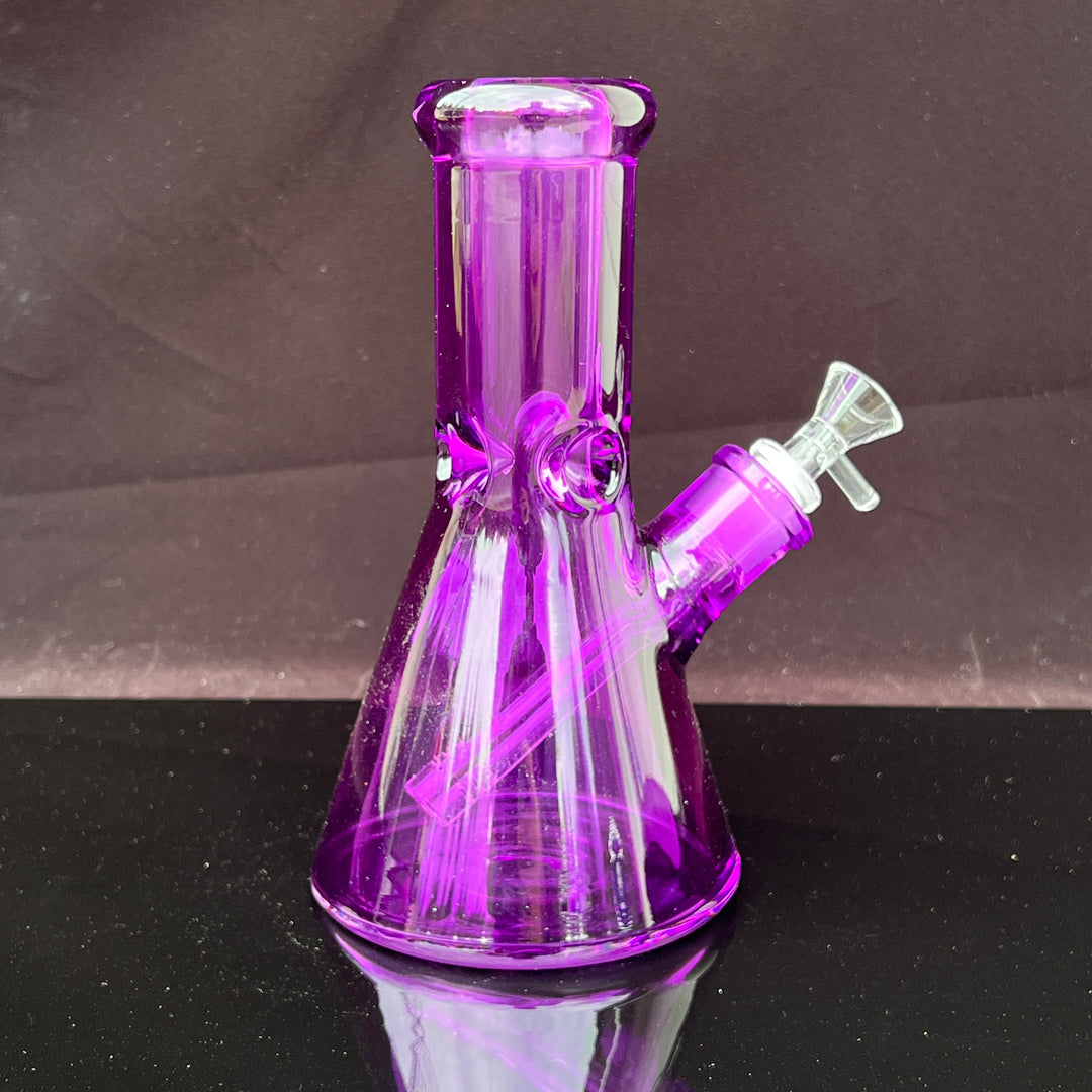 Bright Purple 8.5" Thick 9 mm Bong Glass Pipe TG   