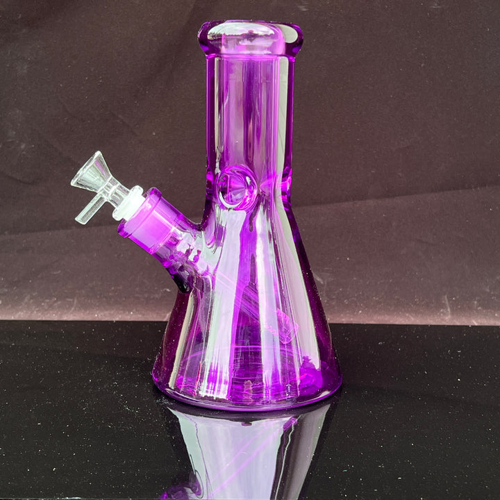 Bright Purple 8.5" Thick 9 mm Bong Glass Pipe TG   