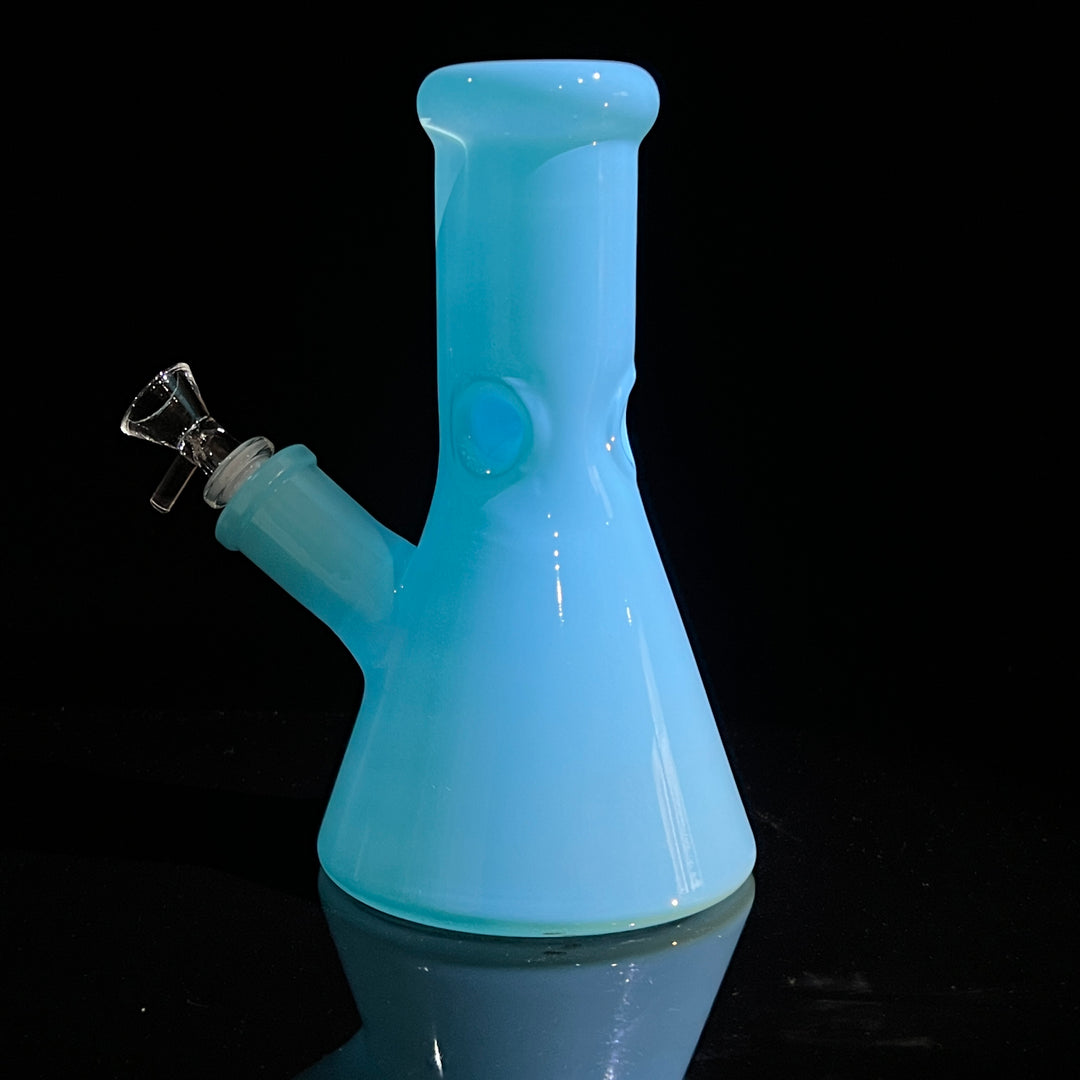 Bright Blue 8.5" Thick 9 mm Bong Glass Pipe TG   